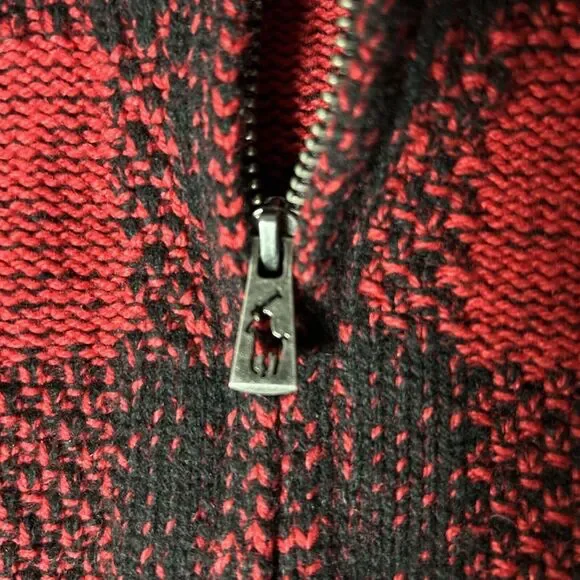 NWT Polo Ralph Lauren Boys med 10/12 Red Black Gingham Pullover Sweater - Picture 4 of 4